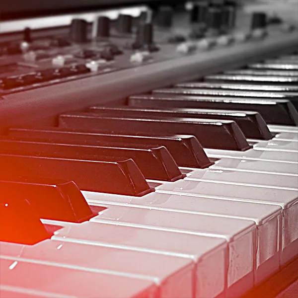 Detail einer Keyboard-Tastatur